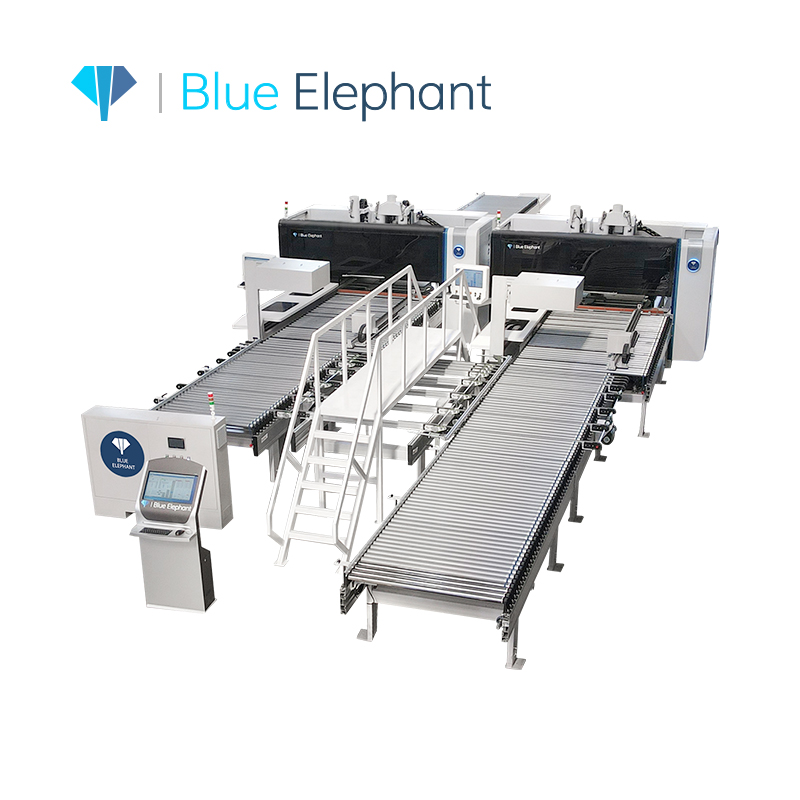 Hight Efficiency Six-sided Drilling Double Machine Connection with Dual Drilling Units for Woodworking